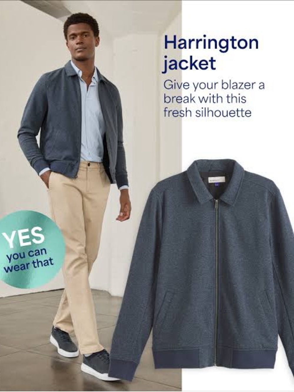 MAKE AN OFFER - ARTEFACT Harrington Knit Zip Bomber Jacket